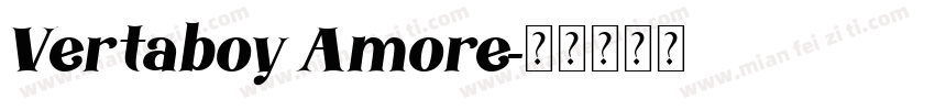 Vertaboy Amore字体转换